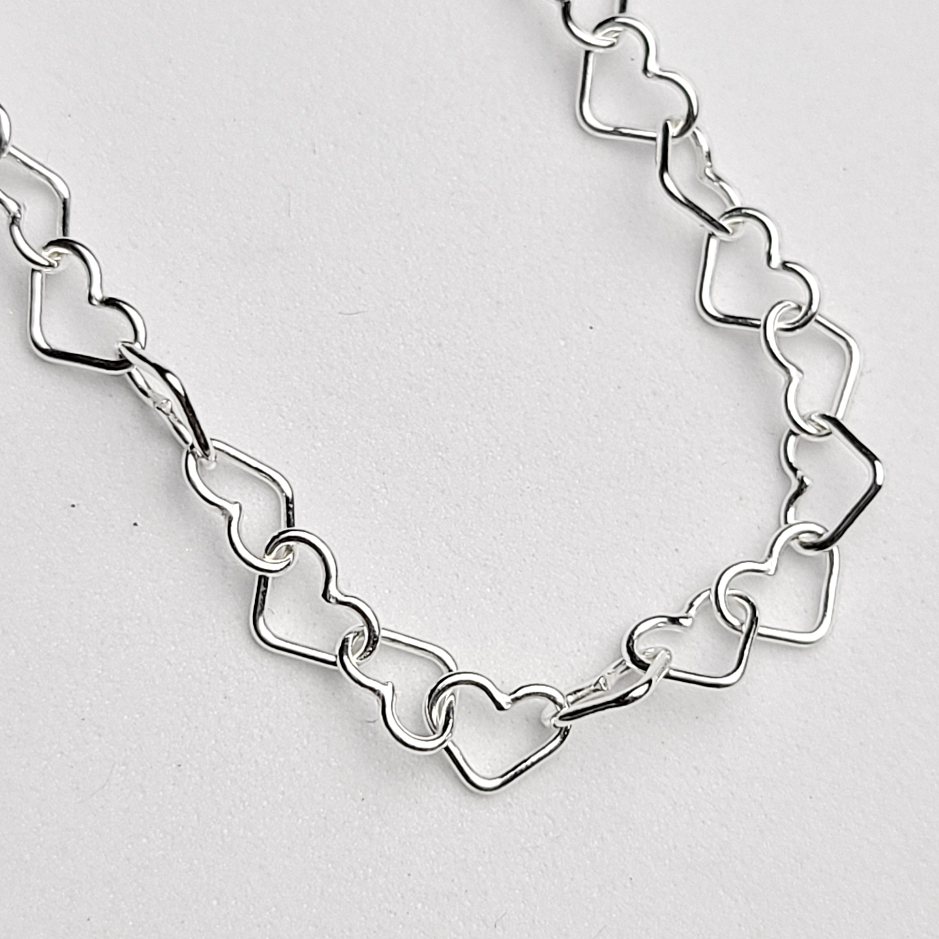 Tiny Heart Necklace Sterling Silver