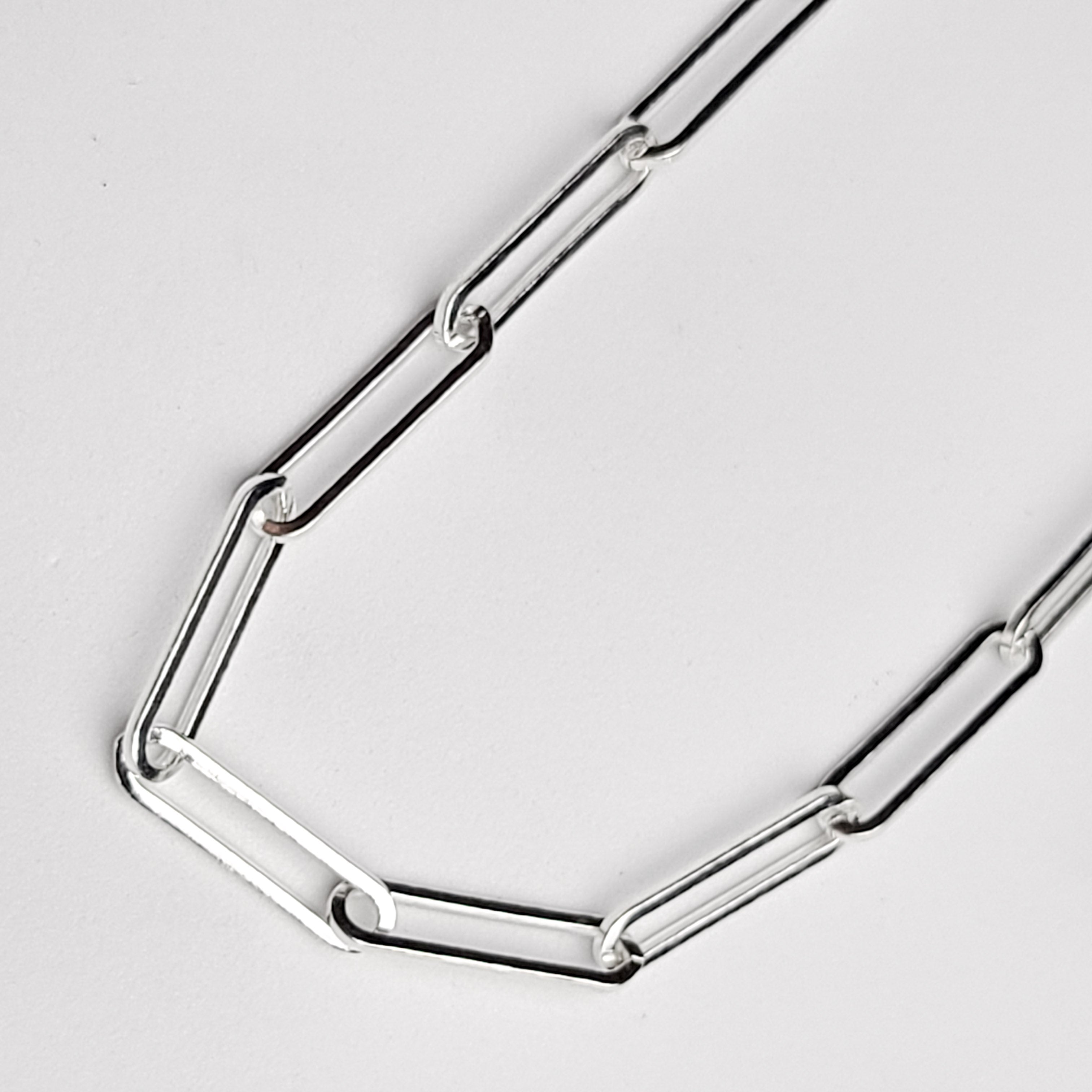 Collection of 6mm Wide Paperclip Chain in a gallery layout