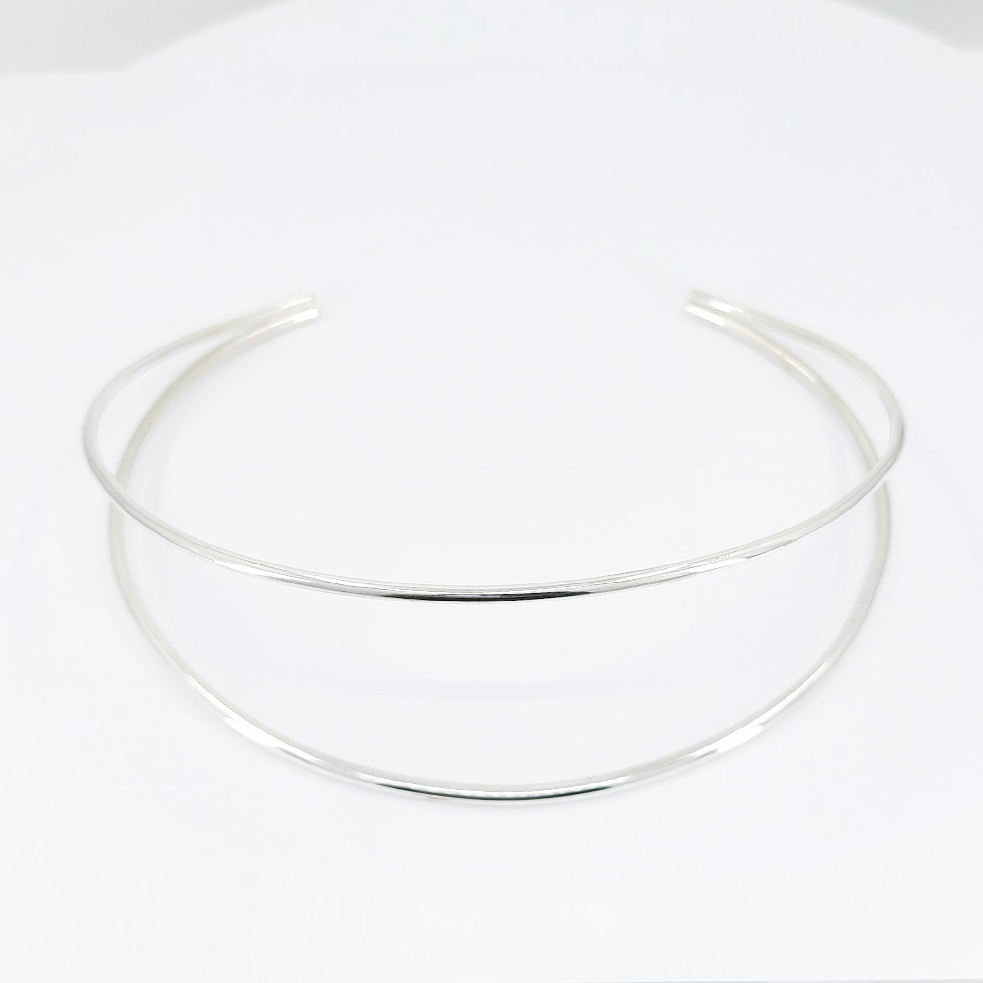 Collection of Minimal Silver Collar Choker - As featured in Wakanda Forever in a gallery layout