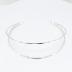 Collection of Minimal Silver Collar Choker - As featured in Wakanda Forever in a gallery layout