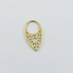 Collection of 10K Yellow Gold Moon Phase Septum, Cathedral in a gallery layout