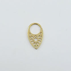 Collection of 10K Yellow Gold Moon Phase Septum, Cathedral in a gallery layout