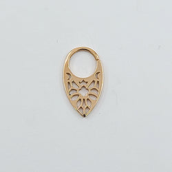 Collection of 10K 14K Rose Gold Moon Phase Septum, Stained Glass in a gallery layout