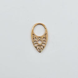 Collection of 10K 14K Rose Gold Moon Phase Septum, Stained Glass in a gallery layout