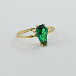 Collection of Bague de fiançailles or jaune cercueil vert absinthe (6x9) in a gallery layout