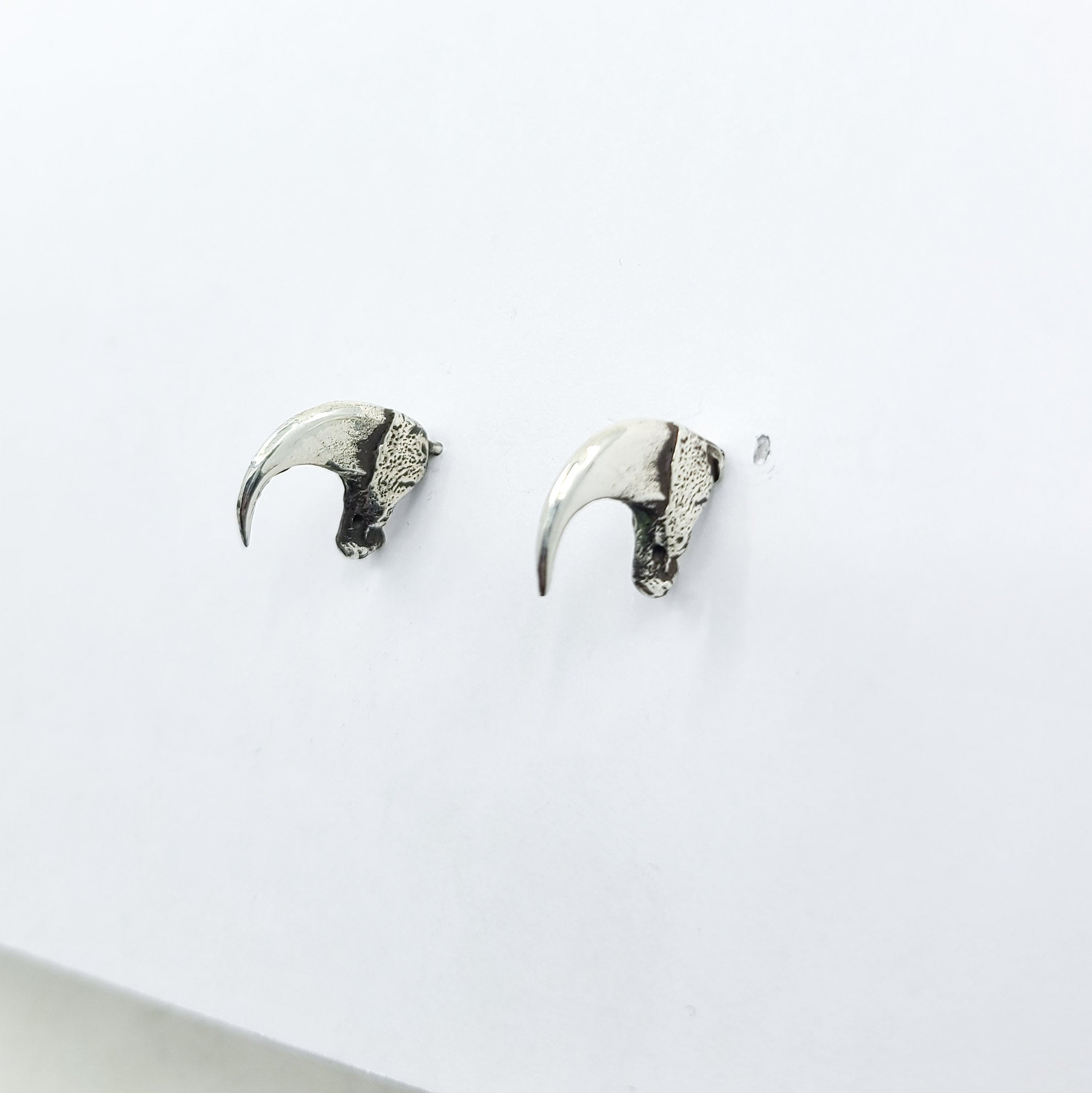 Collection of Cat Claw Stud Earrings in a gallery layout