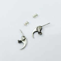 Collection of Cat Claw Stud Earrings in a gallery layout