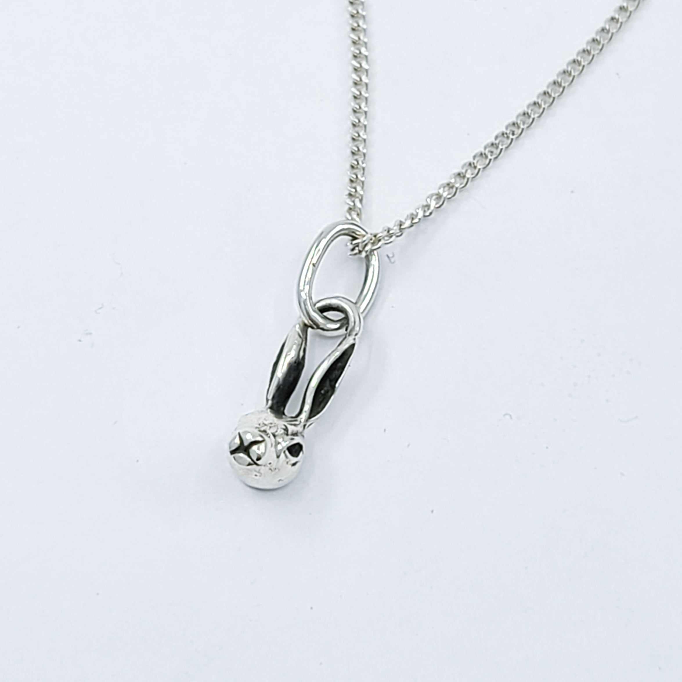 Collection of Tiny Bunny Rabbit Necklace in a gallery layout