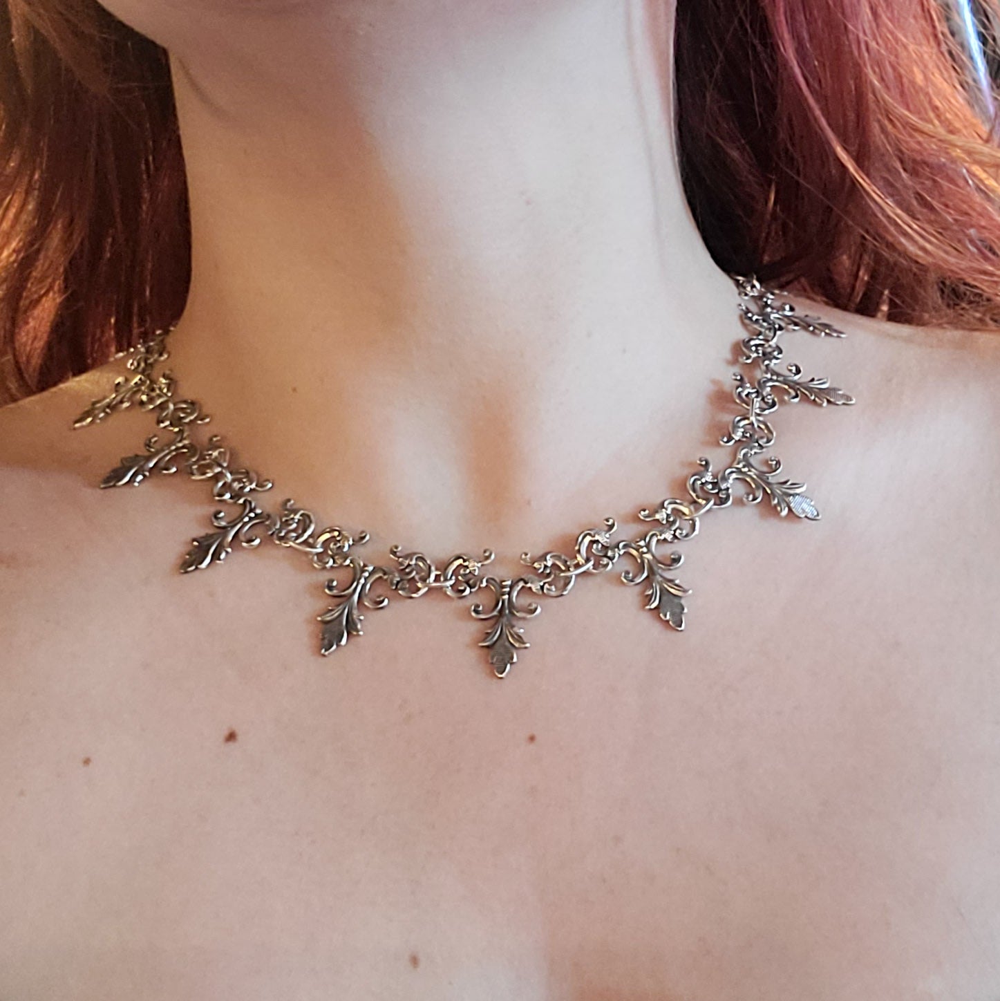 Collection of Vamp Lace Choker Necklace in a gallery layout