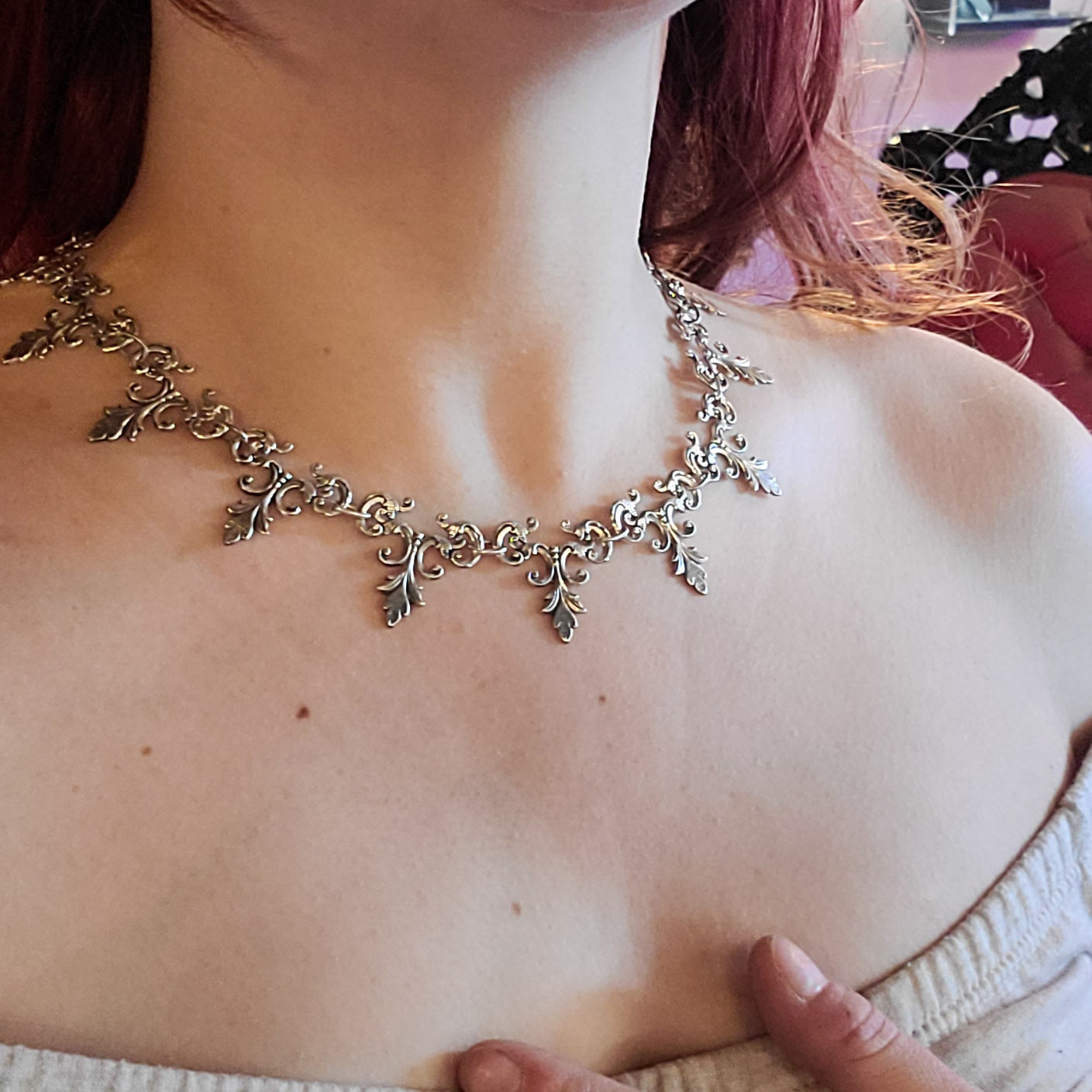 Vamp Lace Choker Necklace