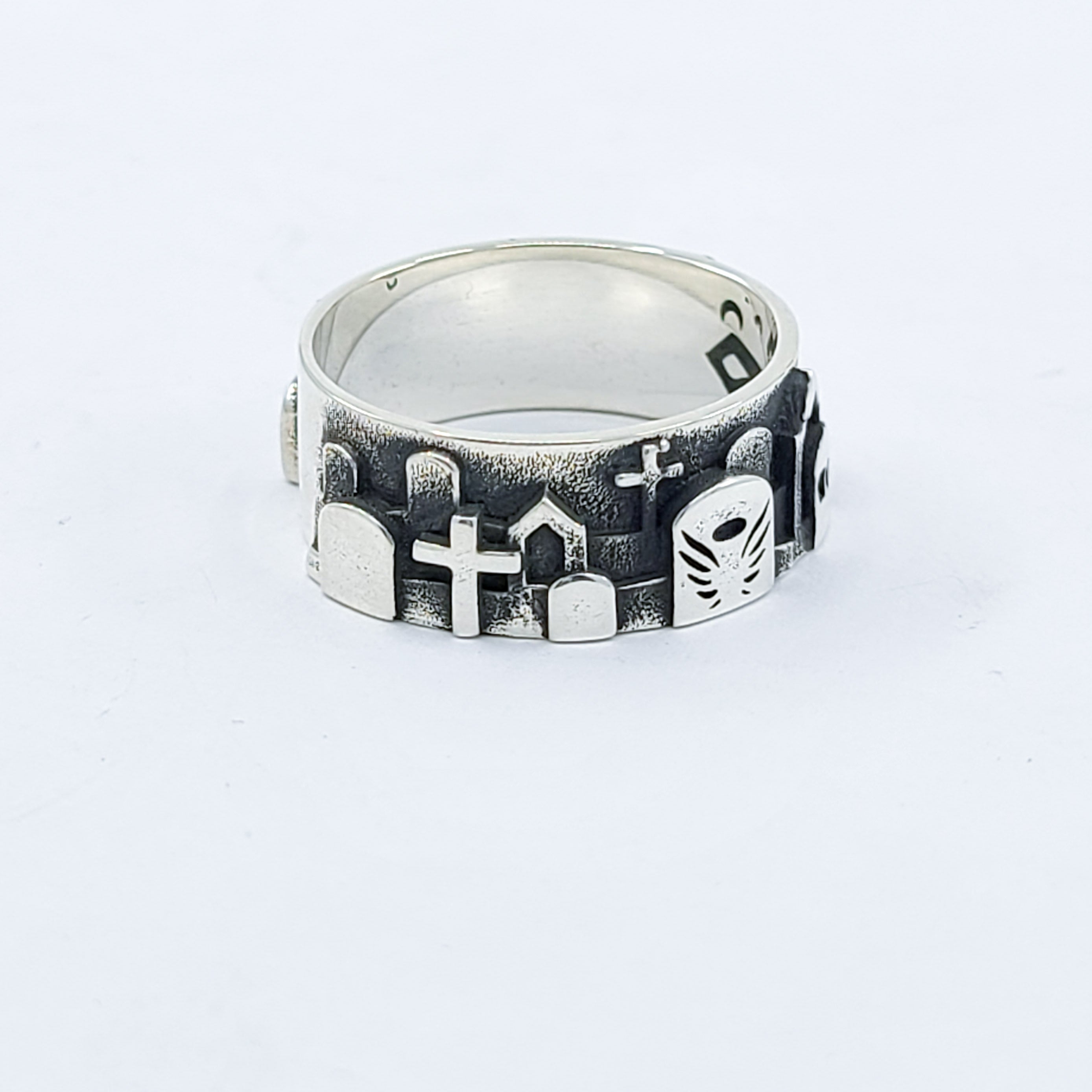 Collection of Graveyard Cemetery Ring in a gallery layout