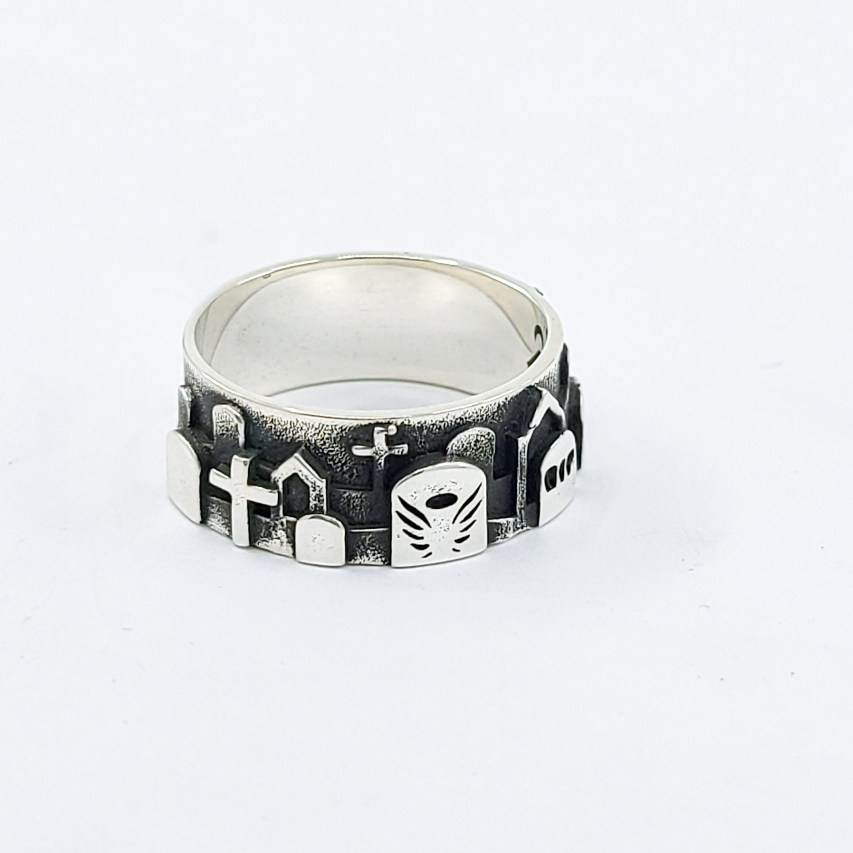 Collection of Graveyard Cemetery Ring in a gallery layout