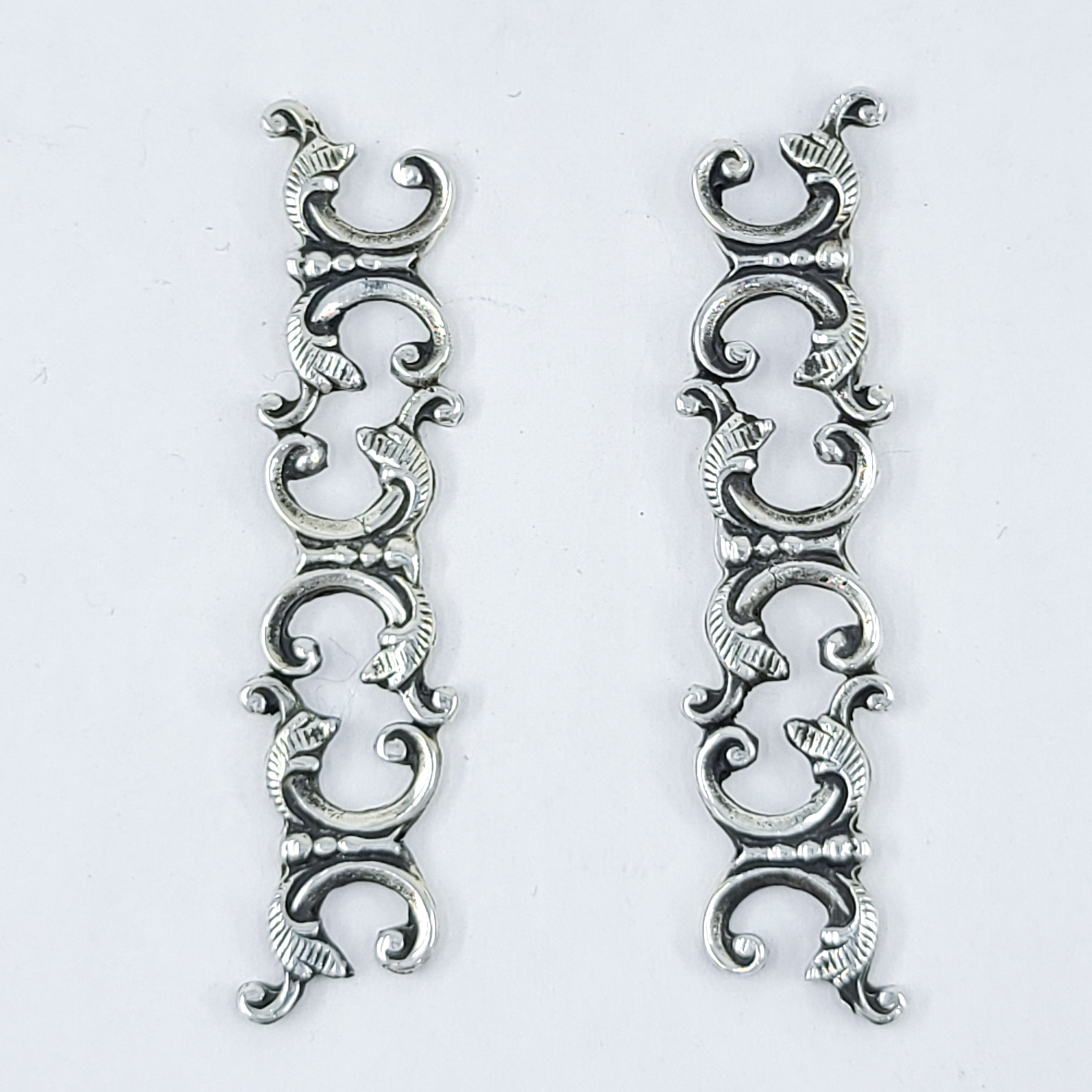 Ornate Baroque Long Earrings