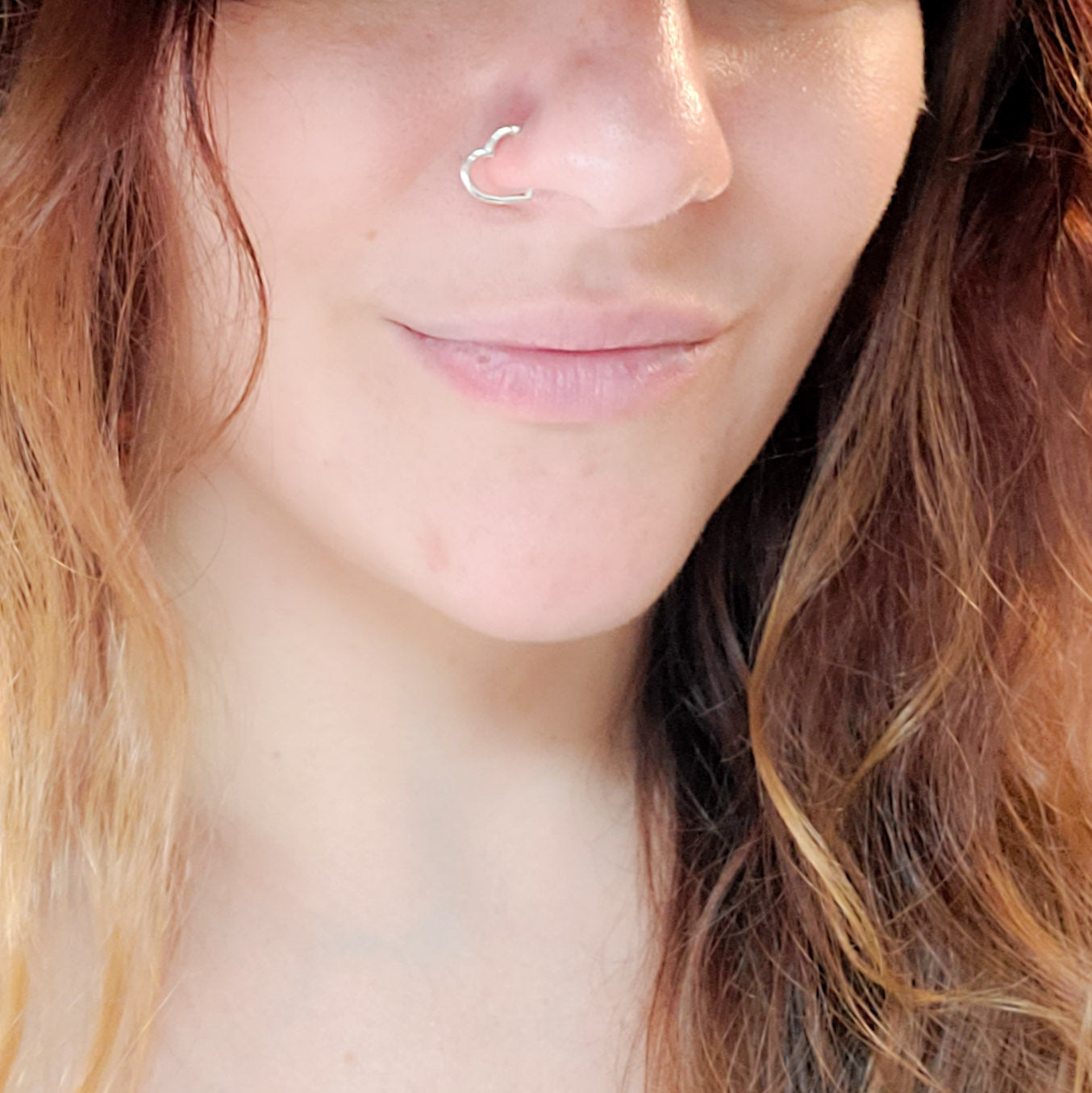 Collection of Small Heart Fake Nose Piercing in a gallery layout