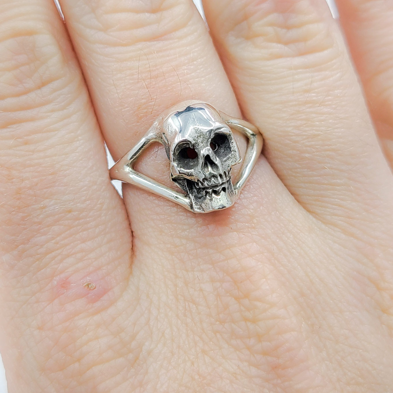 Collection of Big Skull Ring in a gallery layout