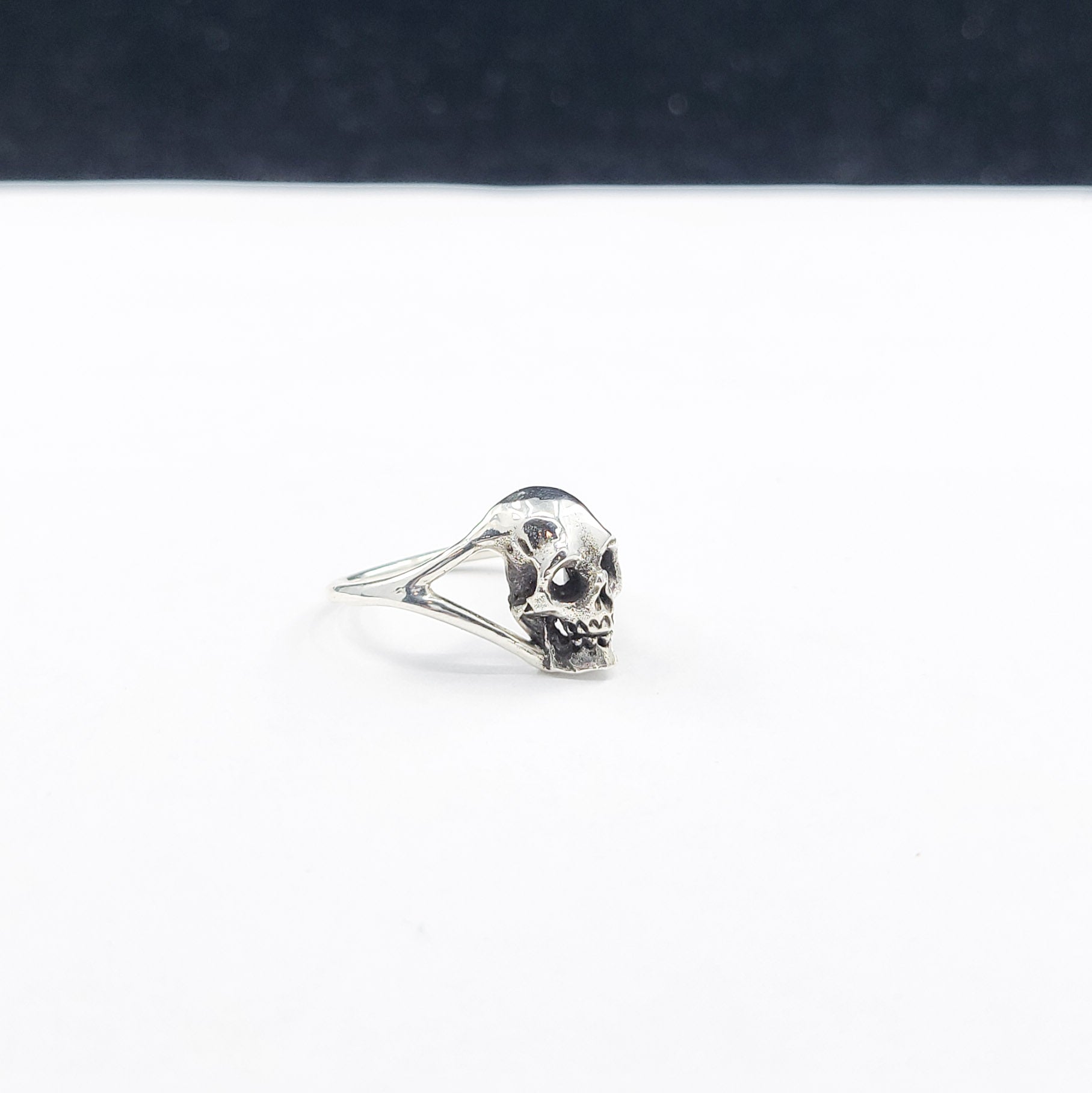 Collection of Big Skull Ring in a gallery layout