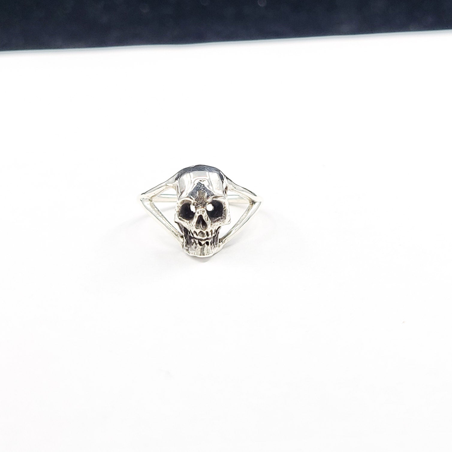 Collection of Big Skull Ring in a gallery layout