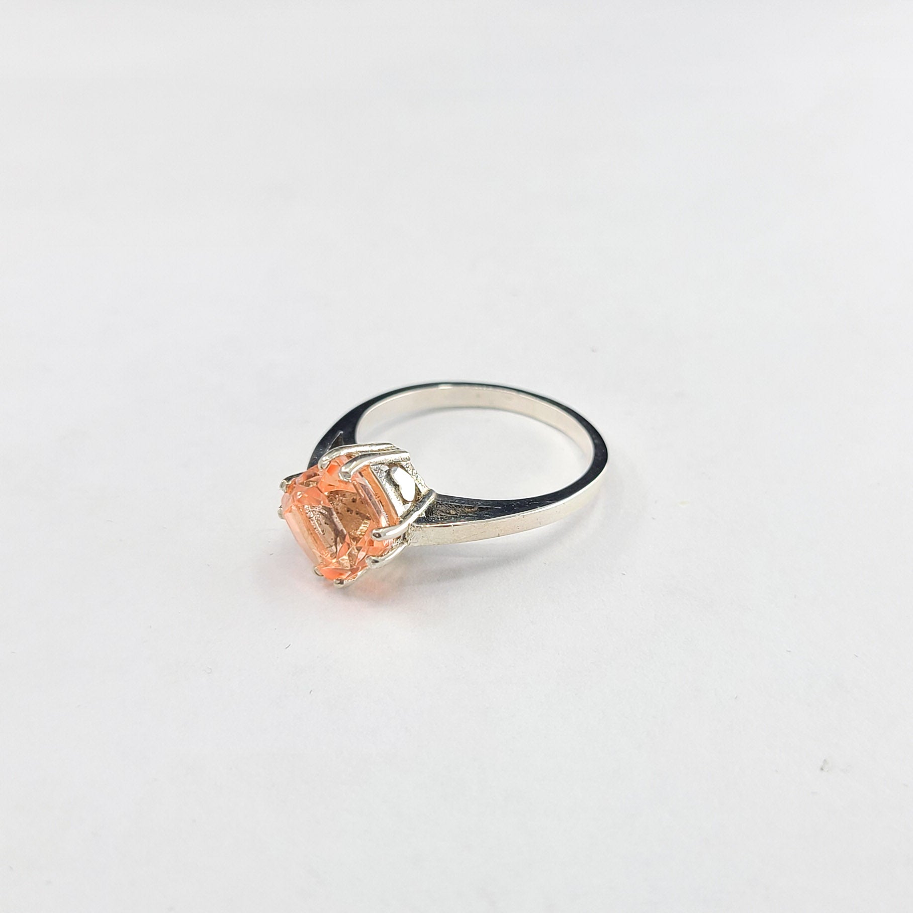 Collection of Pink Strawberry Quartz Ring in a gallery layout