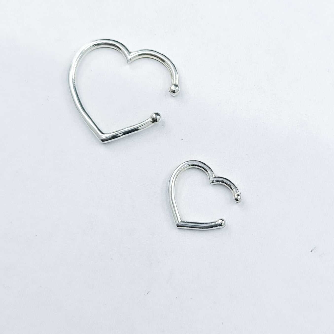 Collection of Faux Piercing Petit Coeur in a gallery layout