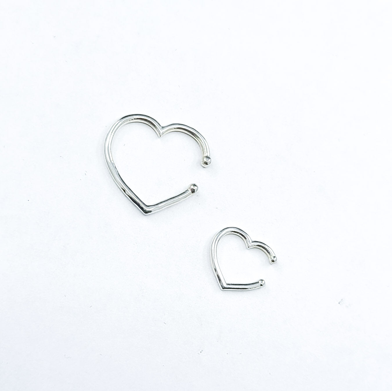 Collection of Faux Piercing Petit Coeur in a gallery layout