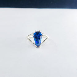 Collection of Big Blue Dragon Coffin Ring in a gallery layout