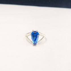 Collection of Big Blue Dragon Coffin Ring in a gallery layout