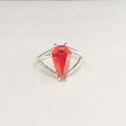 Collection of Big Orange Coffin Ring in a gallery layout