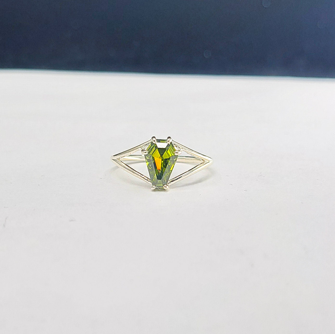 Collection of Cute Slime Green Coffin Ring 6x9 in a gallery layout