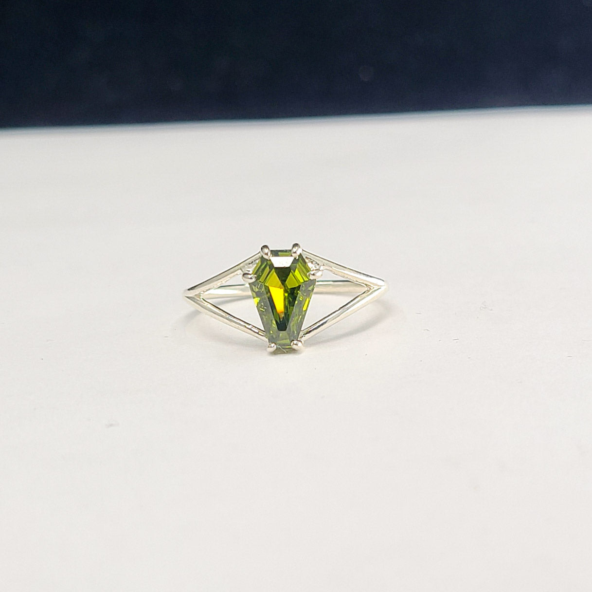 Collection of Cute Slime Green Coffin Ring 6x9 in a gallery layout