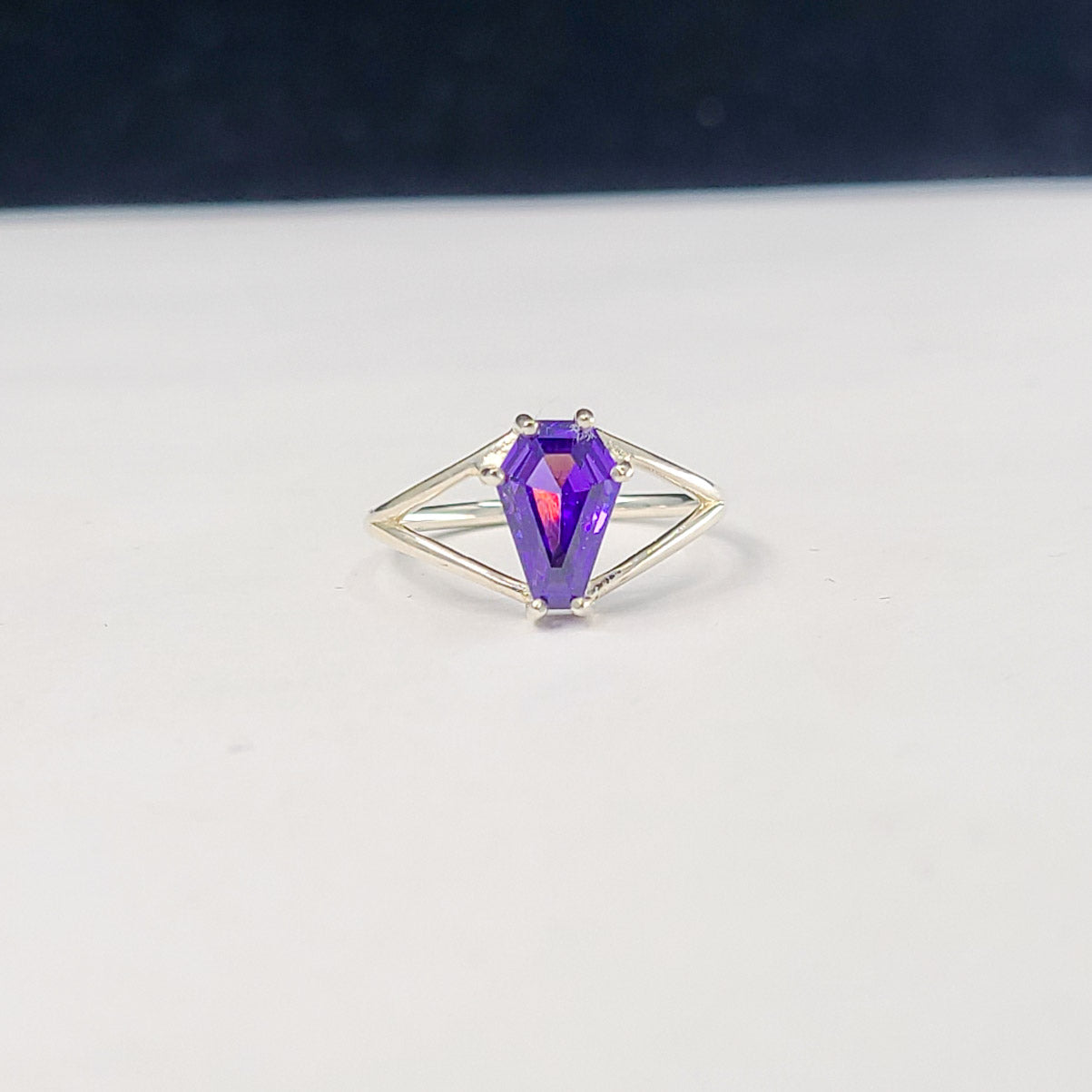 Collection of Cute Magical Purple Coffin Ring 6x9 in a gallery layout