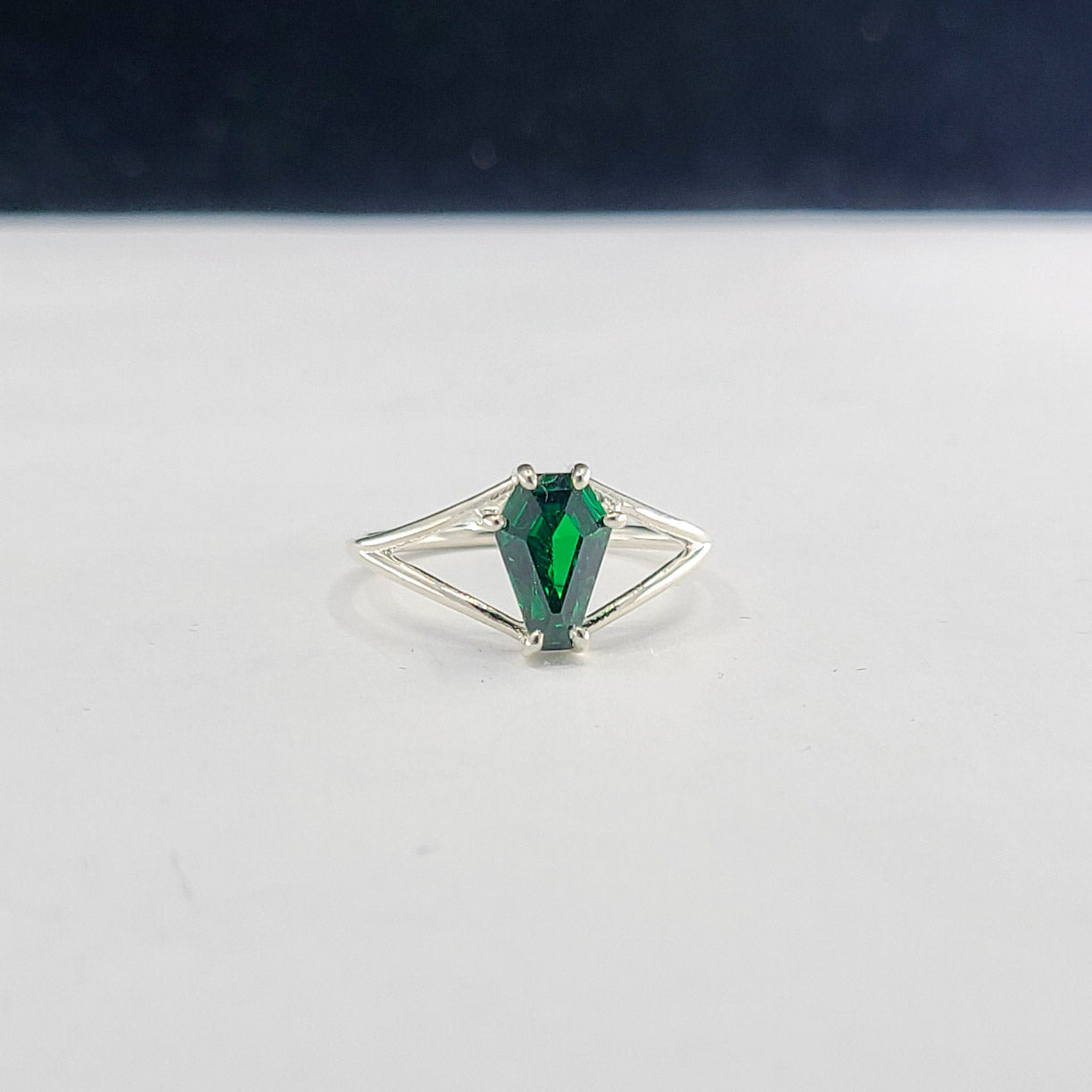 Collection of Cute Absinthe Green Coffin Ring 6x9 in a gallery layout