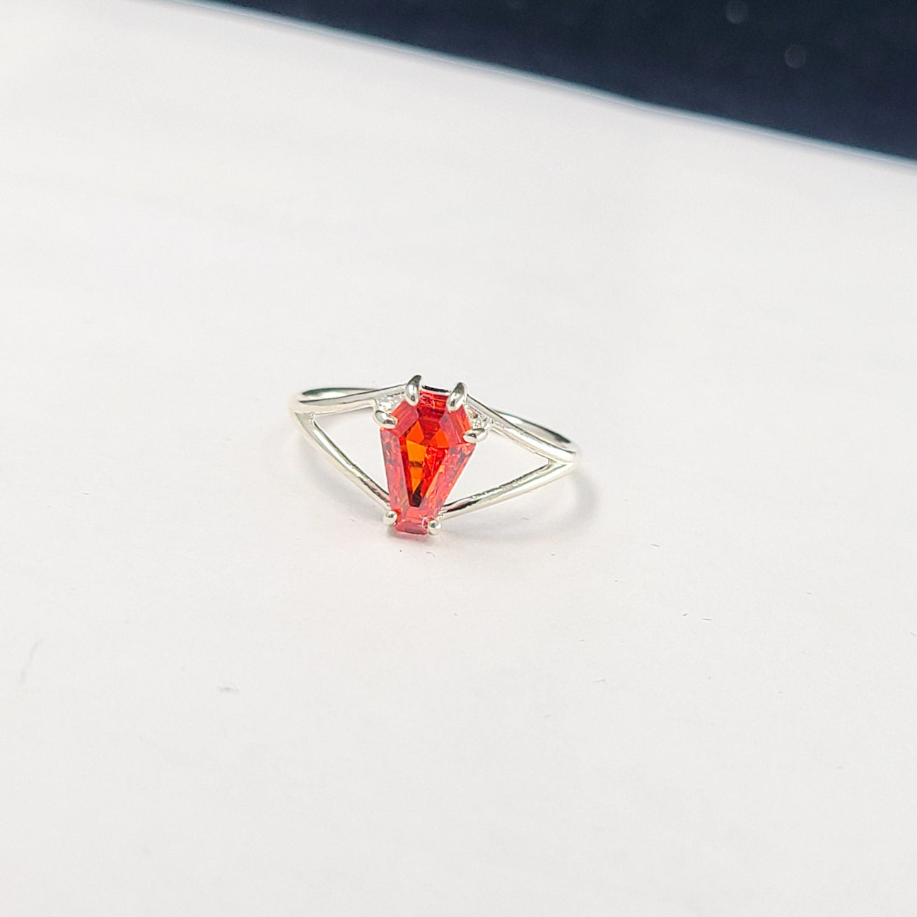 Collection of Cute Orange Pumpkin Coffin Ring 6x9 in a gallery layout