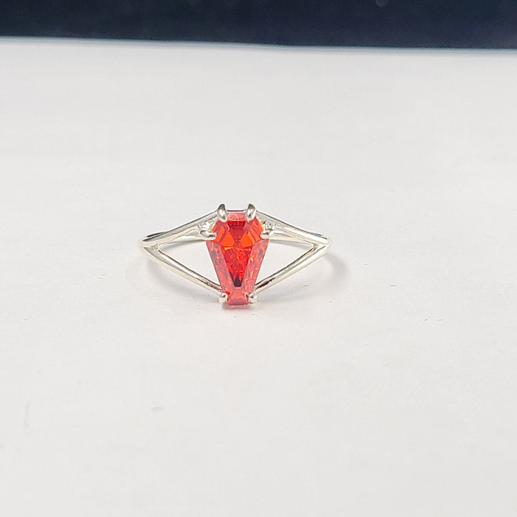 Collection of Cute Orange Pumpkin Coffin Ring 6x9 in a gallery layout