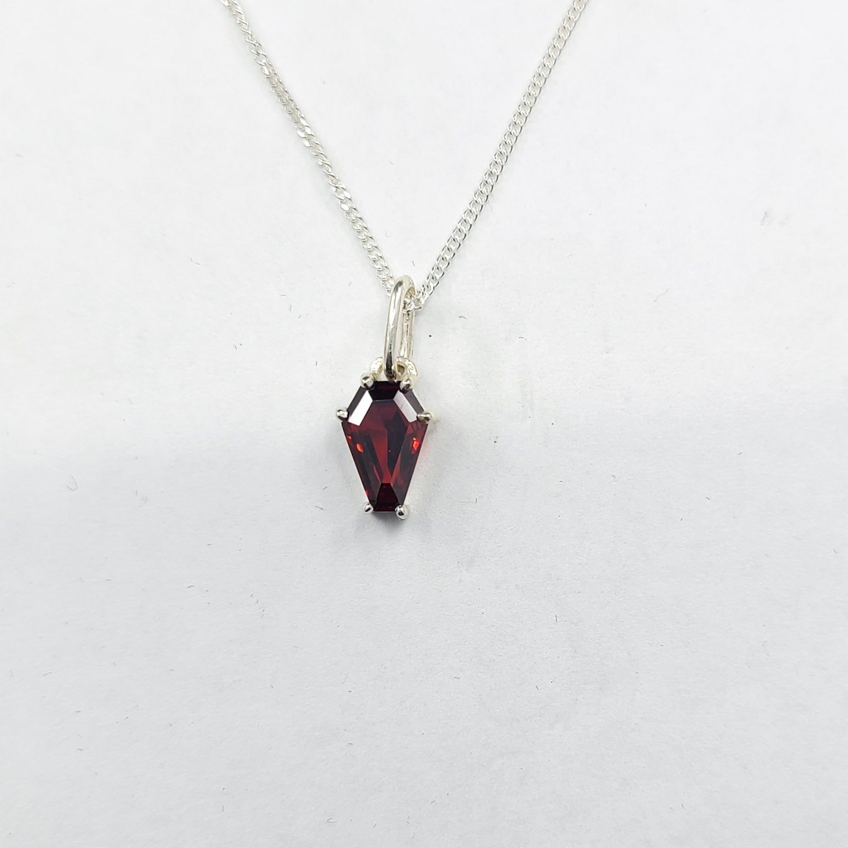 Collection of Blood Red Coffin Pendant 6x9 in a gallery layout