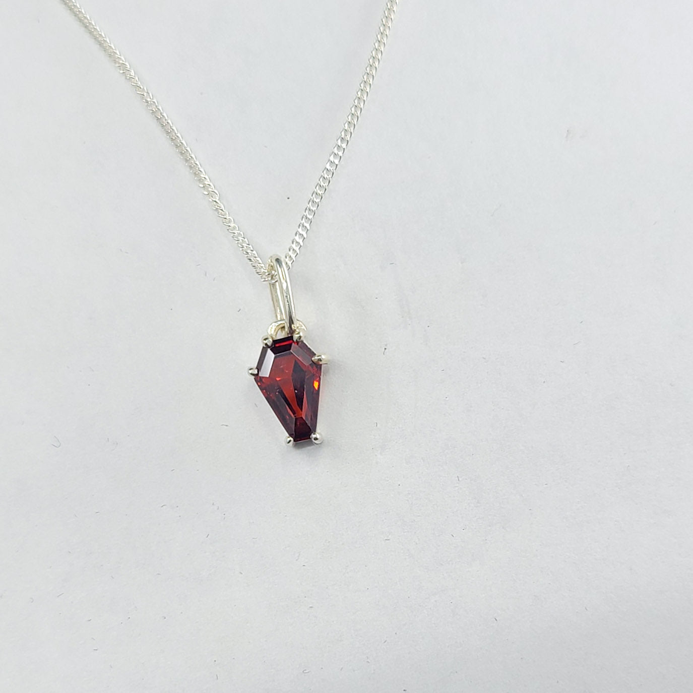 Collection of Blood Red Coffin Pendant 6x9 in a gallery layout