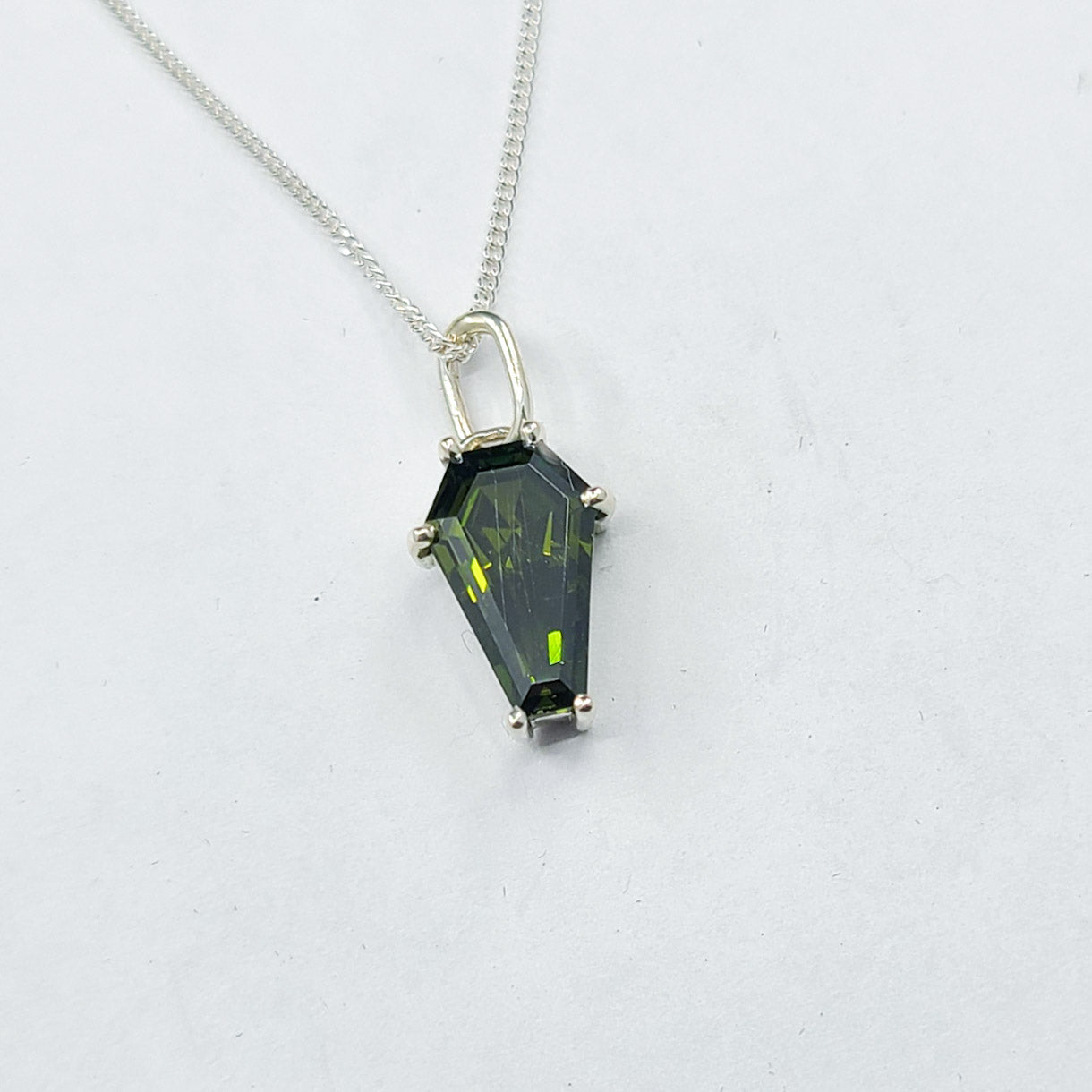 Collection of Big Slime Green Coffin Pendant in a gallery layout