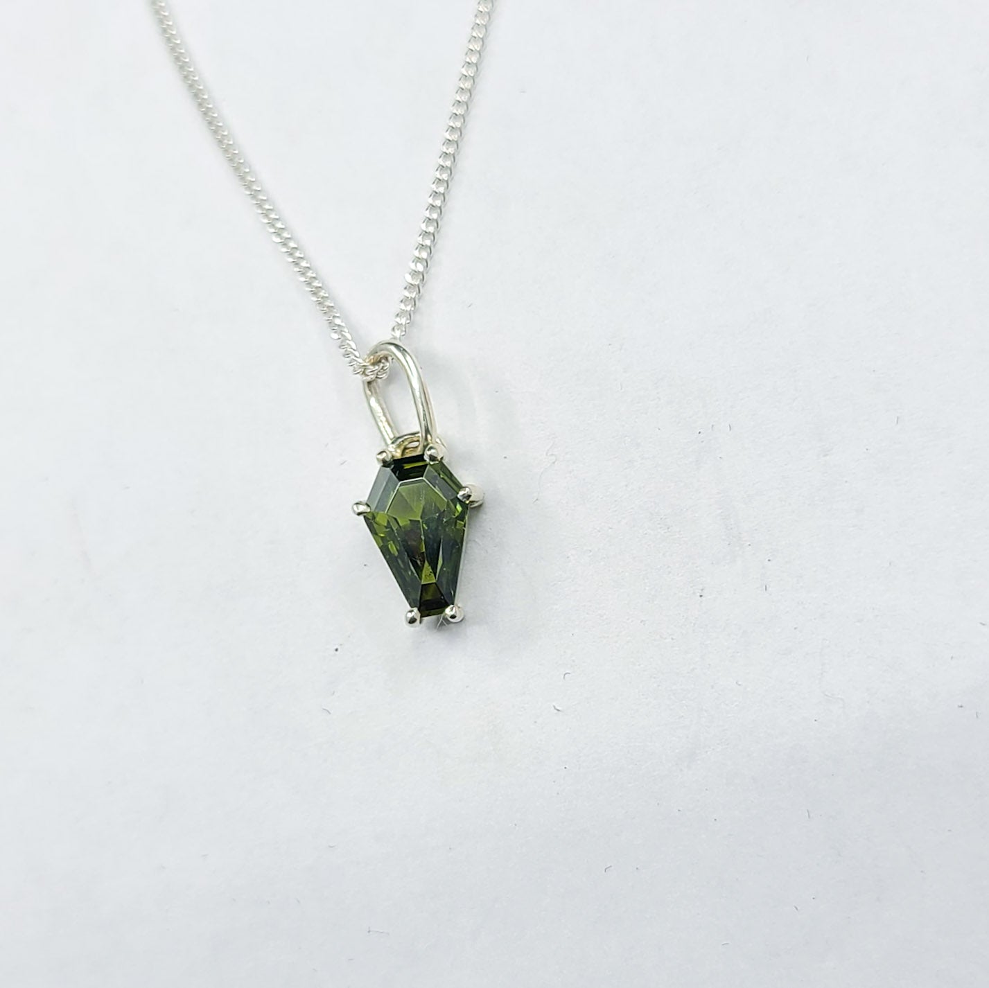 Collection of Cute Slime Green Coffin Pendant 6x9 in a gallery layout