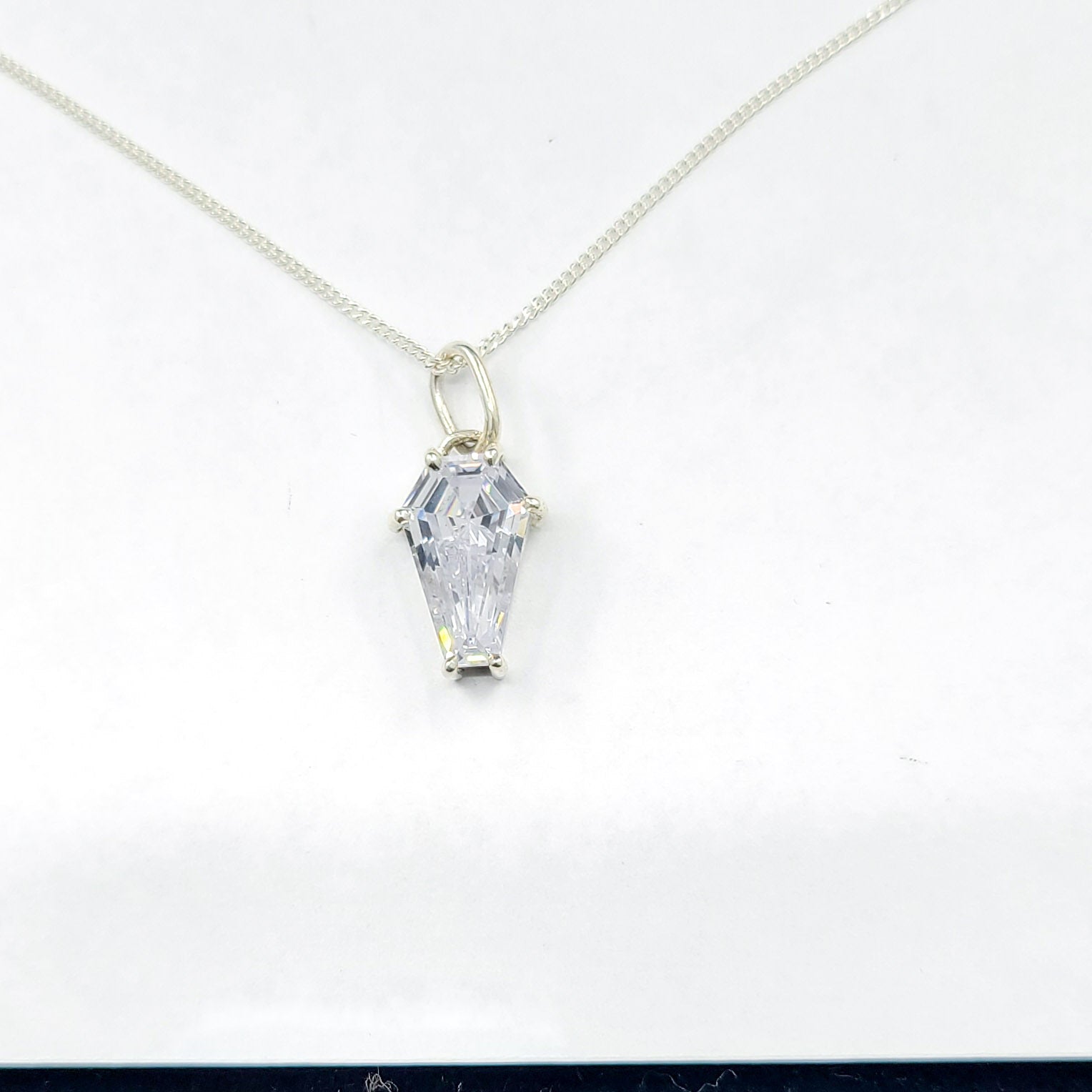 Collection of Big White Coffin Pendant (8x13) in a gallery layout