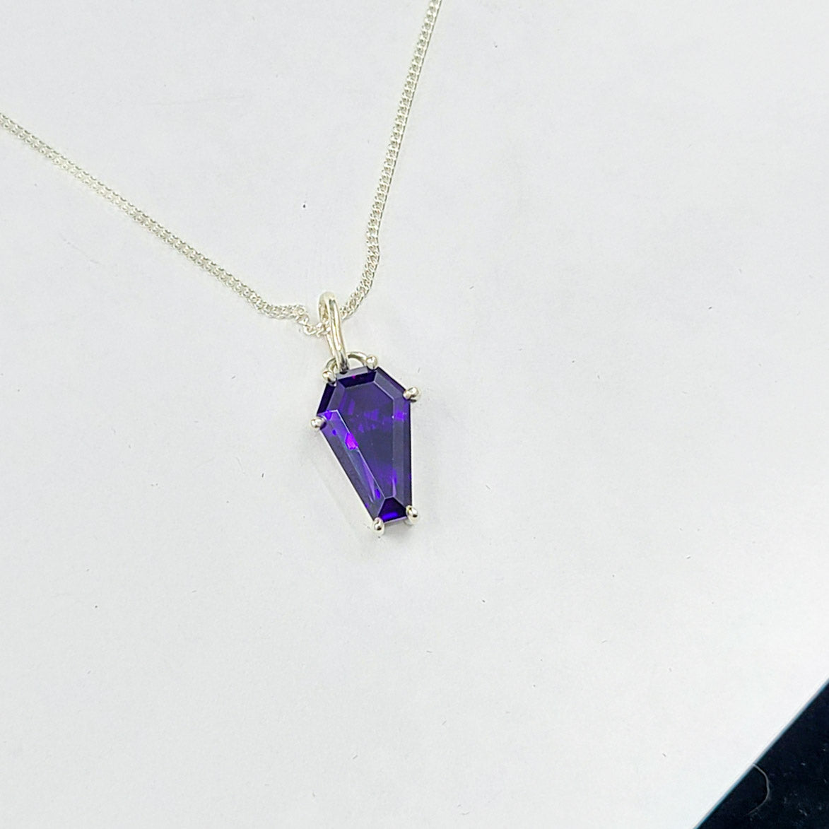 Collection of Big Magic Purple Coffin Pendant in a gallery layout