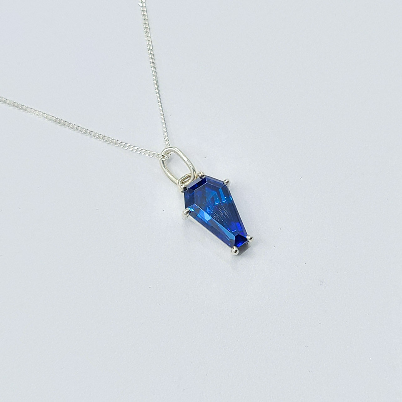 Collection of Big Blue Coffin Pendant, 8x13 in a gallery layout