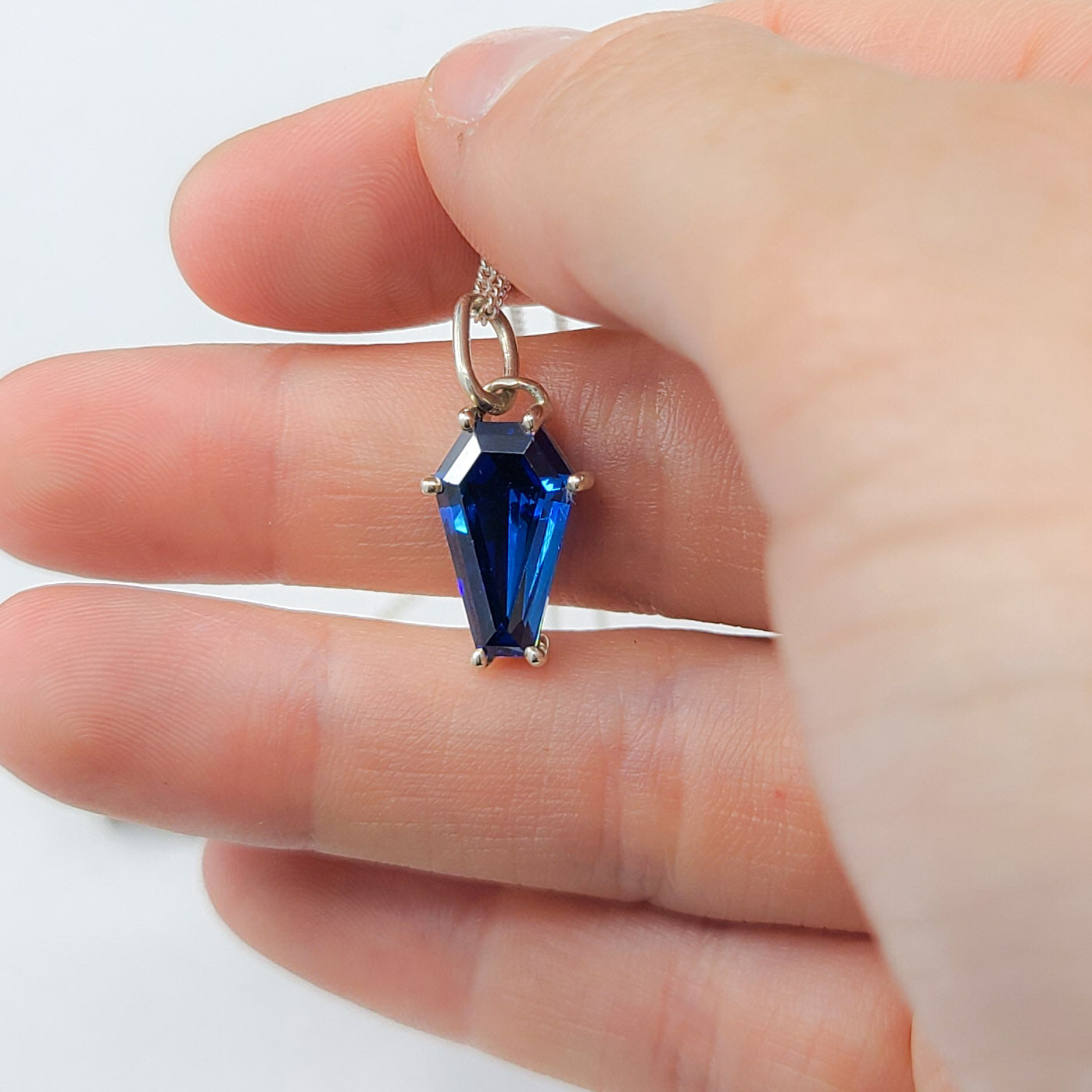 Collection of Big Blue Coffin Pendant in a gallery layout