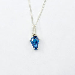 Collection of Cute Blue Coffin Pendant 6x9 in a gallery layout