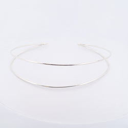 Collection of Minimal Silver Collar Choker - As featured in Wakanda Forever in a gallery layout