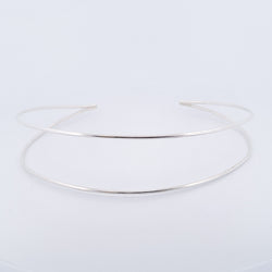 Collection of Minimal Silver Collar Choker - As featured in Wakanda Forever in a gallery layout