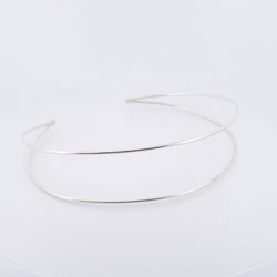 Collection of Minimal Silver Collar Choker - As featured in Wakanda Forever in a gallery layout