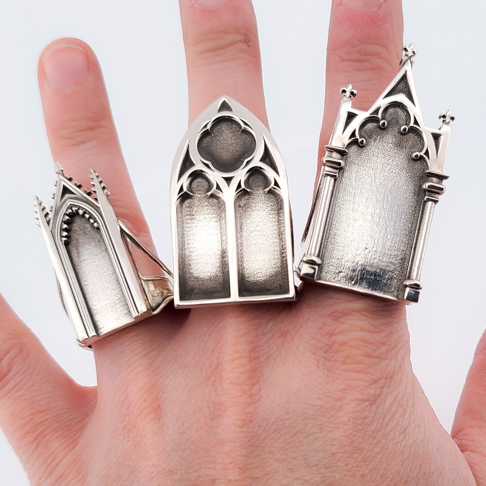 Collection of Gothic Church Ring - Cathedral in a gallery layout