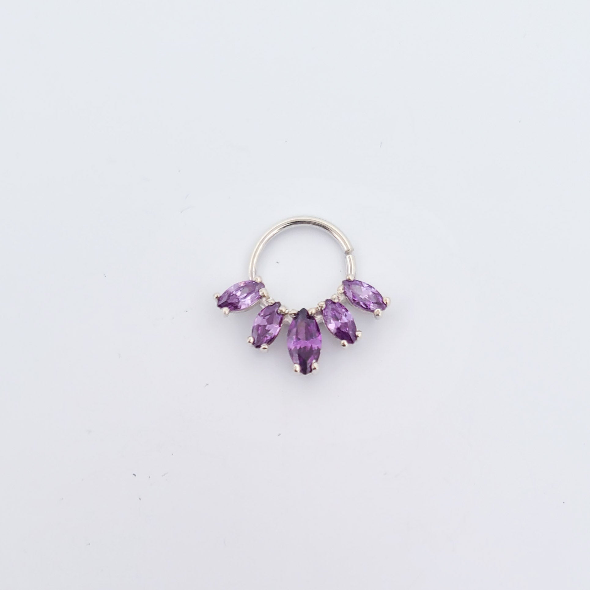 Collection of Purple Marquise Gemstone Septum in a gallery layout