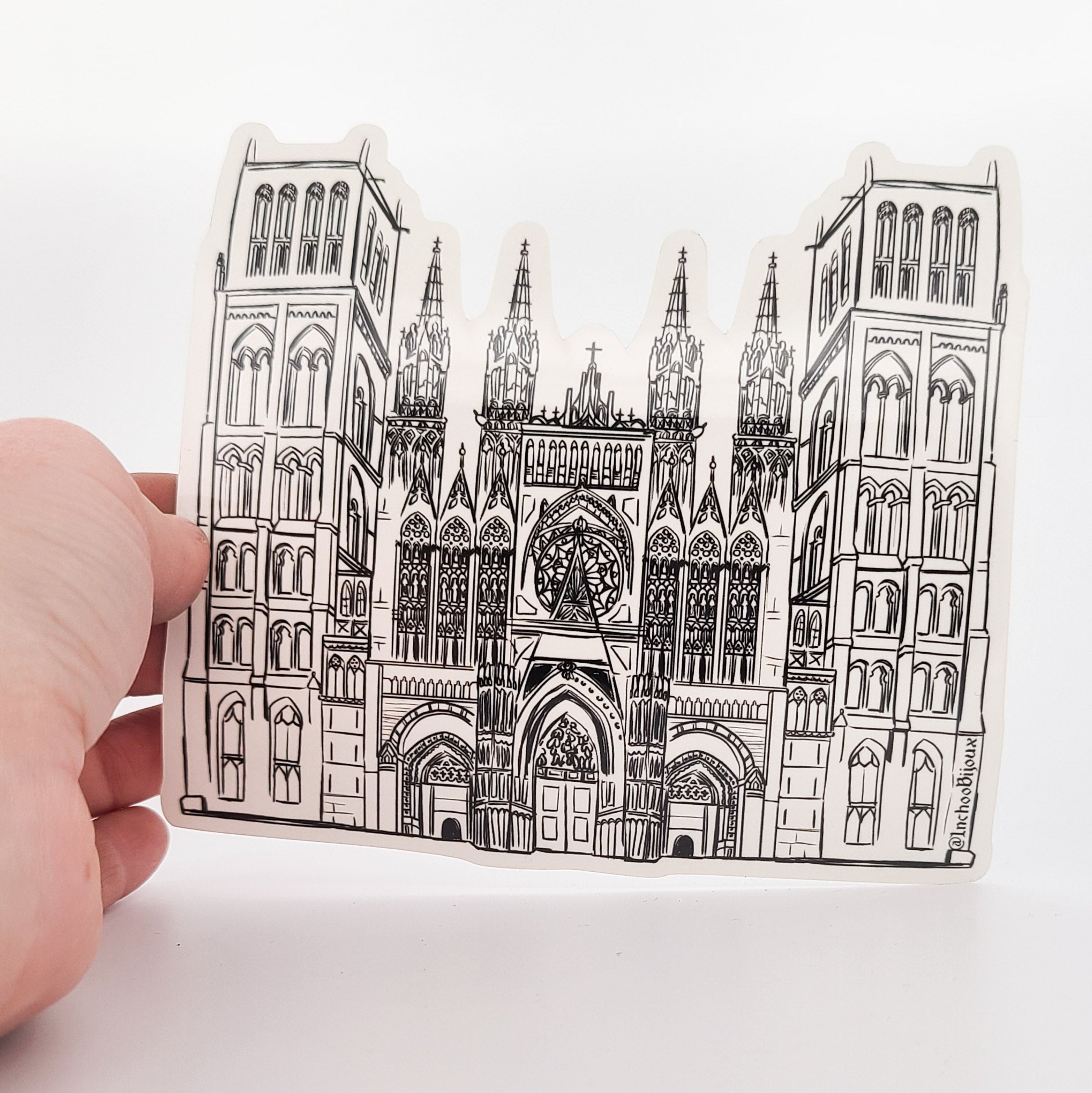 Collection of Big Inchoo Cathedral Vinyl Sticker in a gallery layout