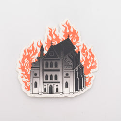 Collection of Burning Church - Every Child Matters - Vinyl Sticker in a gallery layout