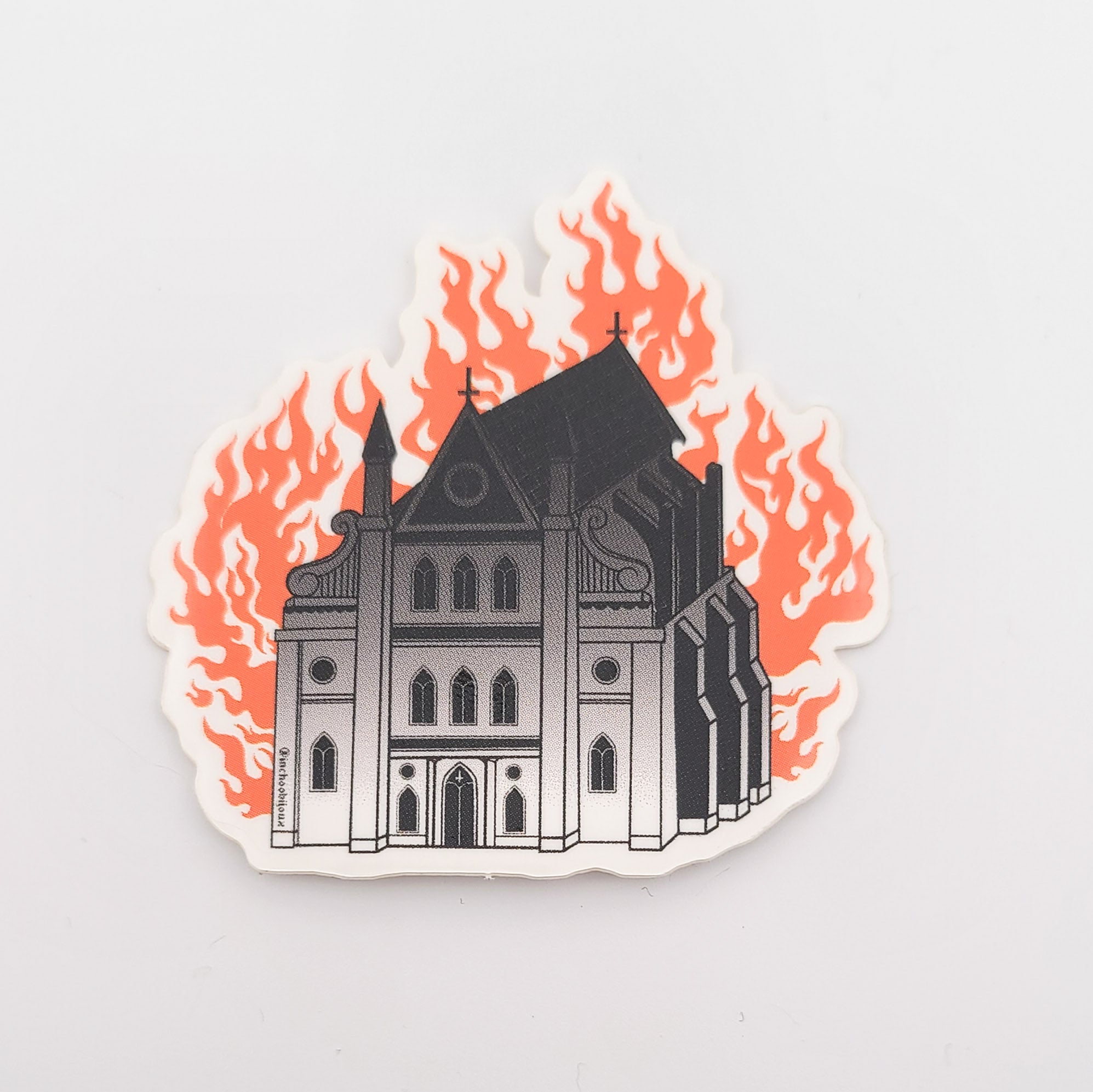 Burning Church - Every Child Matters - Vinyl Sticker